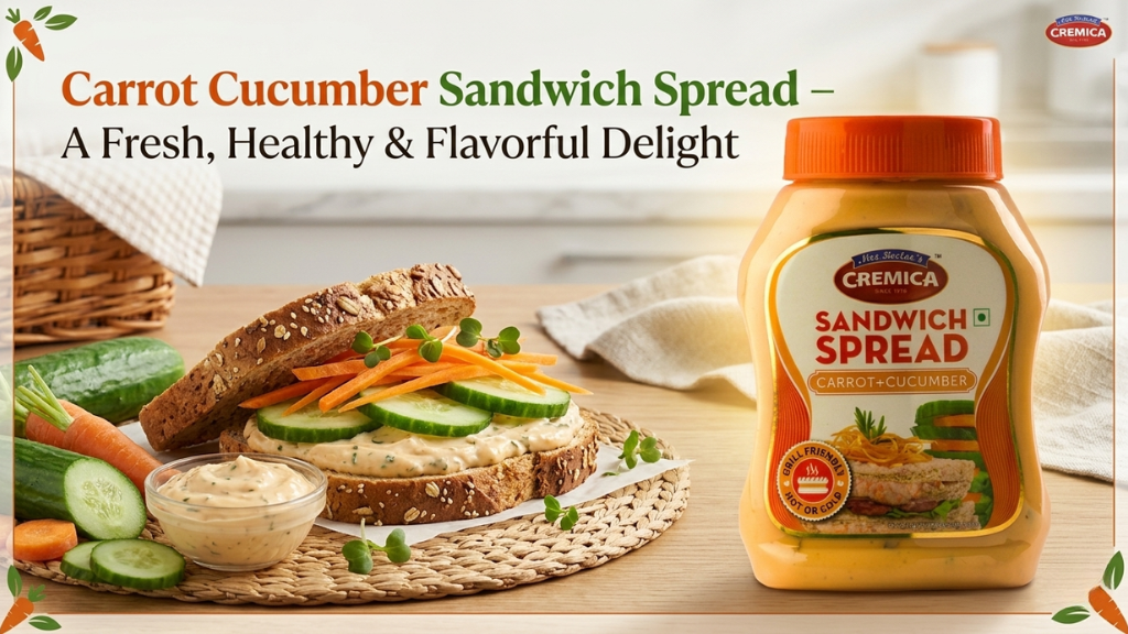Carrot Cucumber Sandwich Spread – A Fresh, Healthy & Flavorful Delight