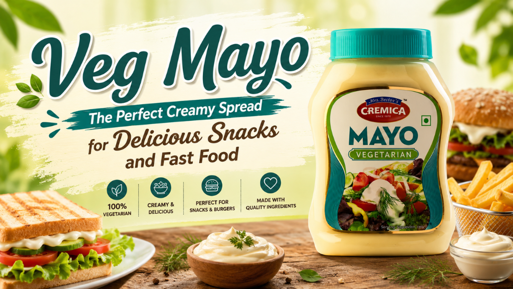 Veg Mayo – The Perfect Creamy Spread for Delicious Snacks and Fast Food
