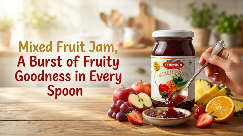 Mixed Fruit Jam, A Burst of Fruity Goodness in Every Spoon