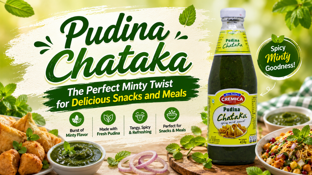Pudina Chataka – The Perfect Minty Twist for Delicious Snacks and Meals