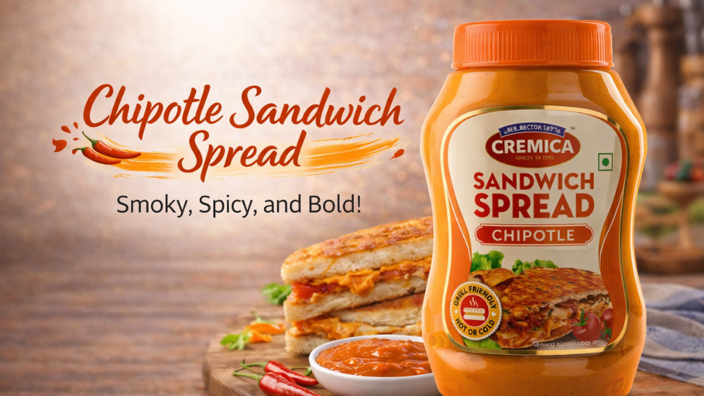 Cremica Chipotle Sandwich Spread 275g – Smoky and Creamy Flavor That Will Spice Up Your Day-to-Day Meals