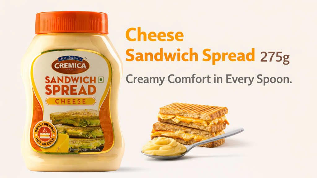 Cheese Sandwich Spread 275g – Creamy Comfort in Every Spoon