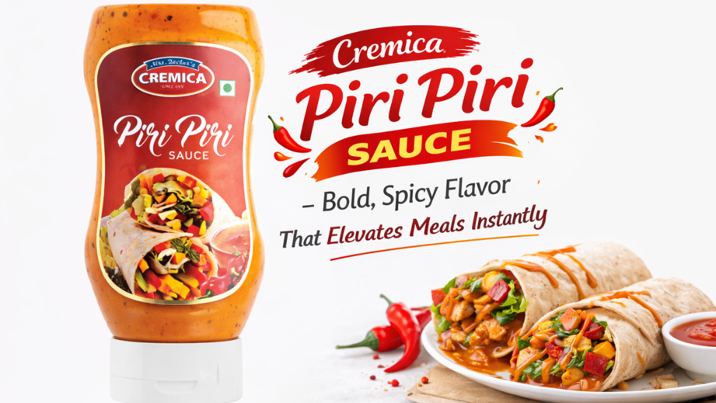 Cremica Piri Piri Sauce - Bold, Spicy Flavor That Elevates Meals Instantly