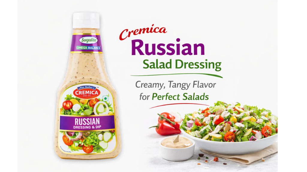 Cremica Russian Salad Dressing: Creamy, Tangy Flavor for Perfect Salads