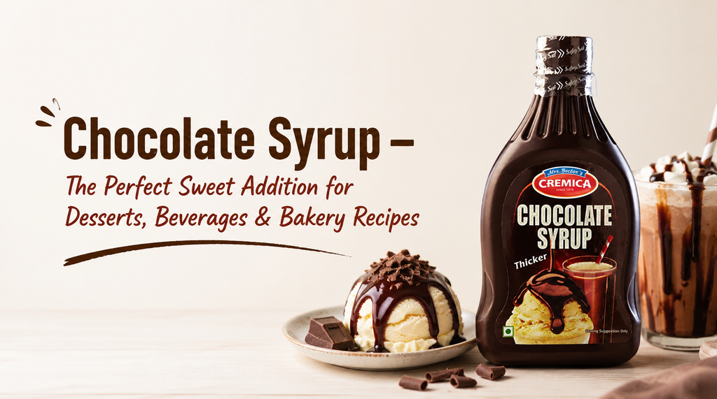 Chocolate Syrup – The Perfect Sweet Addition for Desserts, Beverages & Bakery Recipes