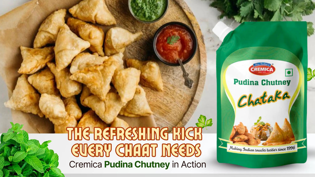 The Refreshing Kick Every Chaat Needs – Cremica Pudina Chutney In Action